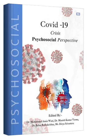 3D mockup of the book Covid-19 Crisis: Psychosocial Perspective