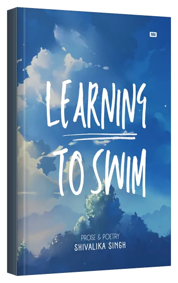 3D mockup of the book Learning to Swim