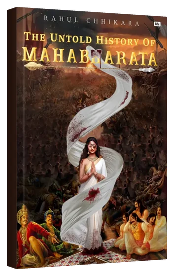 3D mockup of the book The Untold History of Mahabharata