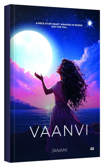 3D mockup of the book Vaanvi